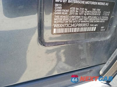 Zdjęcie 13 z 13 samochodu: 2016 BMW X1 XDRIVE28I VIN:WBXHT3C34GP880853 - miniatura