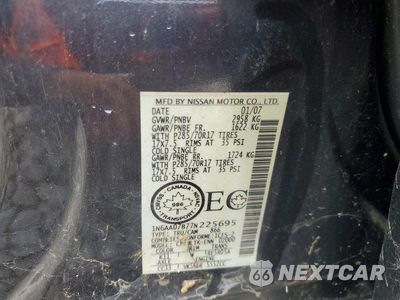 Zdjęcie 12 z 12 samochodu: 2007 NISSAN TITAN XE VIN:1N6AA07B77N225695 - miniatura
