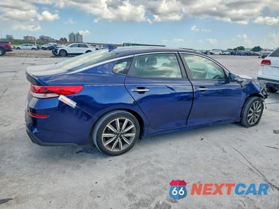 Trzecie zdjęcie samochodu z tyłu: 2019 KIA OPTIMA LX VIN:5XXGT4L30KG347543 - miniatura