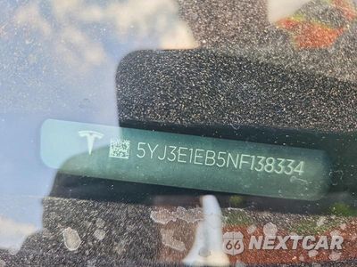 Zdjęcie 13 z 13 samochodu: 2022 TESLA MODEL 3 VIN:5YJ3E1EB5NF138334 - miniatura