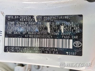 Zdjęcie 13 z 13 samochodu: 2014 TOYOTA AVALON HYBRID XSE NIGHTSHADE VIN:4T1BD1EB0EU023674 - miniatura