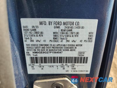 Zdjęcie 13 z 13 samochodu: 2023 FORD TRANSIT CONNECT TITANIUM VIN:NM0GE9G27P1564547 - miniatura