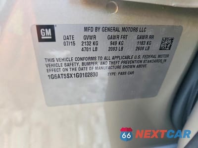 Zdjęcie 13 z 13 samochodu: 2016 CADILLAC CTS PREMIUM COLLECTION VIN:1G6AT5SX1G0102830 - miniatura