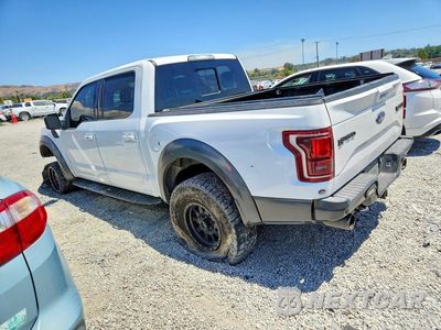 Drugie zdjęcie samochodu z przodu: 2017 FORD F150 RAPTOR VIN:1FTFW1RG2HFA25280 - miniatura