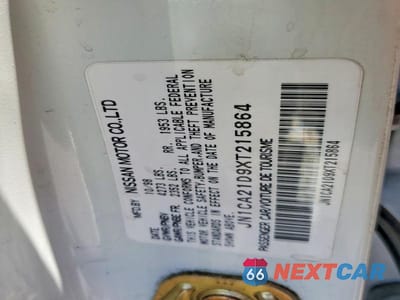 Zdjęcie 12 z 12 samochodu: 1999 NISSAN MAXIMA GXE VIN:JN1CA21D9XT215864 - miniatura