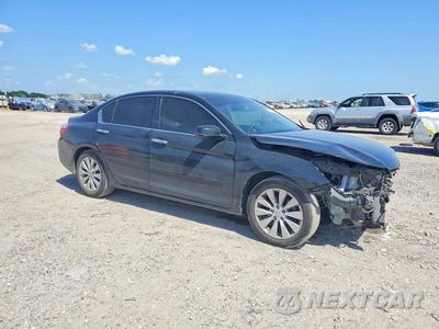 Czwarte zdjęcie samochodu z boku: 2014 HONDA ACCORD EXL VIN:1HGCR3F83EA018383 - miniatura