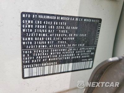 Zdjęcie 12 z 12 samochodu: 2022 VOLKSWAGEN TAOS SE BLACK VIN:3VVCX7B21NM069625 - miniatura