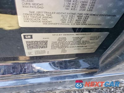Zdjęcie 12 z 12 samochodu: 2021 GMC SIERRA K1500 ELEVATION VIN:1GTR9CED1MZ265876 - miniatura