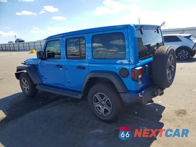 Drugie zdjęcie samochodu z przodu: 2022 JEEP WRANGLER UNLIMITED SPORT VIN:1C4HJXDN2NW166765 - miniatura