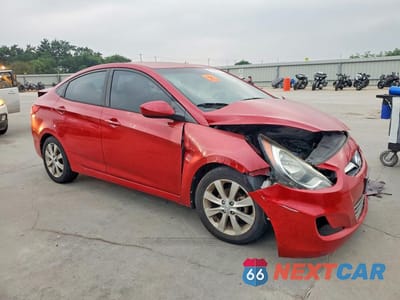 Czwarte zdjęcie samochodu z boku: 2012 HYUNDAI ACCENT GLS VIN:KMHCU4AE0CU055351 - miniatura