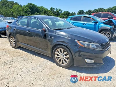 Czwarte zdjęcie samochodu z boku: 2014 KIA OPTIMA LX VIN:5XXGM4A76EG340166 - miniatura