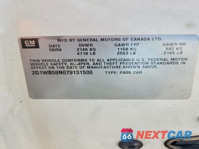 Zdjęcie 14 z 14 samochodu: 2007 CHEVROLET IMPALA LS VIN:2G1WB58N679131508 - miniatura