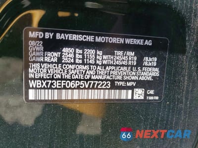 Zdjęcie 13 z 13 samochodu: 2023 BMW X1 XDRIVE28I VIN:WBX73EF06P5V77223 - miniatura