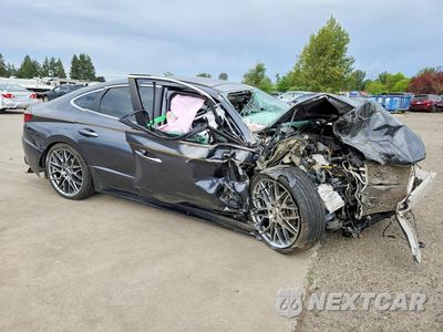 Czwarte zdjęcie samochodu z boku: 2020 HYUNDAI SONATA SEL VIN:5NPEF4JA9LH050793 - miniatura