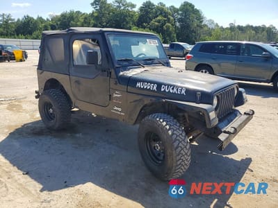 Czwarte zdjęcie samochodu z boku: 2000 JEEP WRANGLER / TJ SPORT VIN:1J4FA49S0YP707891 - miniatura