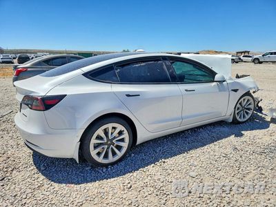 Trzecie zdjęcie samochodu z tyłu: 2021 TESLA MODEL 3 VIN:5YJ3E1EB7MF980526 - miniatura