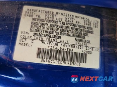 Zdjęcie 13 z 13 samochodu: 2009 NISSAN VERSA 1.8 S VIN:3N1BC13E09L489208 - miniatura
