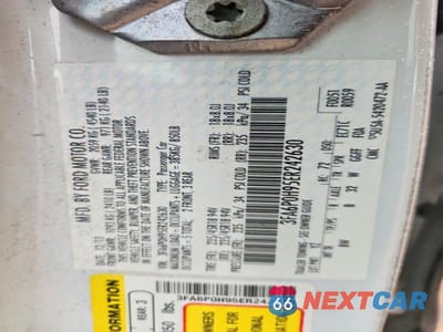 Zdjęcie 12 z 12 samochodu: 2014 FORD FUSION SE VIN:3FA6P0H95ER242630 - miniatura