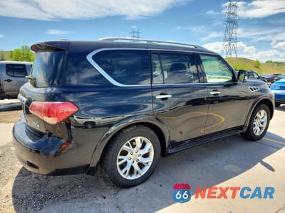 Trzecie zdjęcie samochodu z tyłu: 2013 INFINITI QX56 BASE VIN:JN8AZ2NC1D9330700 - miniatura
