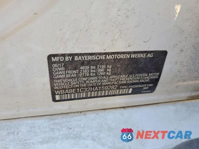 Zdjęcie 12 z 12 samochodu: 2017 BMW 330E VIN:WBA8E1C32HA159282 - miniatura