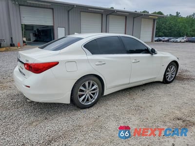 Trzecie zdjęcie samochodu z tyłu: 2017 INFINITI Q50 3.0T PREMIUM VIN:JN1EV7AP1HM741440 - miniatura