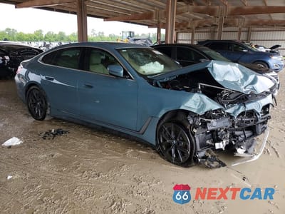 Czwarte zdjęcie samochodu z boku: 2025 BMW I4 EDRIVE 40 VIN:WBY23HD04SFV76388 - miniatura
