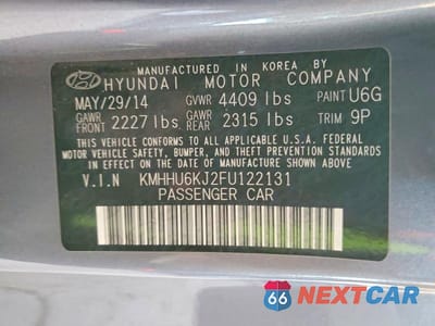 Zdjęcie 12 z 12 samochodu: 2015 HYUNDAI GENESIS COUPE 3.8 VIN:KMHHU6KJ2FU122131 - miniatura