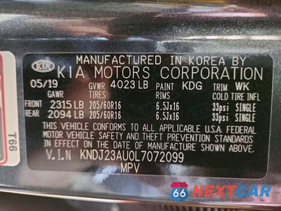 Zdjęcie 12 z 12 samochodu: 2020 KIA SOUL LX VIN:KNDJ23AU0L7072099 - miniatura