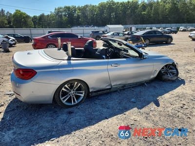 Trzecie zdjęcie samochodu z tyłu: 2018 BMW 440XI VIN:WBA4Z7C54JEF54217 - miniatura