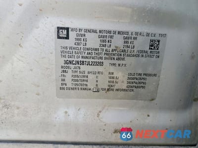 Zdjęcie 13 z 13 samochodu: 2018 CHEVROLET TRAX LS VIN:3GNCJNSB7JL223203 - miniatura