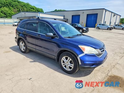 Czwarte zdjęcie samochodu z boku: 2010 HONDA CR-V EX VIN:5J6RE4H55AL014180 - miniatura