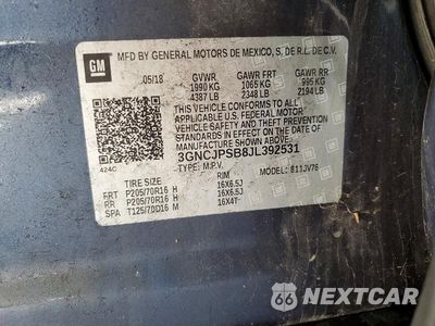 Zdjęcie 12 z 12 samochodu: 2018 CHEVROLET TRAX 1LT VIN:3GNCJPSB8JL392531 - miniatura