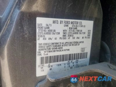 Zdjęcie 12 z 12 samochodu: 2016 FORD F350 SUPER DUTY VIN:1FT8W3BT6GEA10796 - miniatura