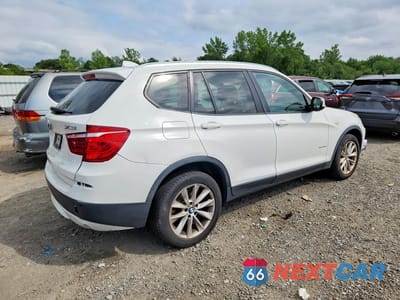 Trzecie zdjęcie samochodu z tyłu: 2013 BMW X3 XDRIVE28I VIN:5UXWX9C5XD0A24315 - miniatura