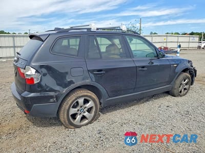 Trzecie zdjęcie samochodu z tyłu: 2008 BMW X3 3.0SI VIN:WBXPC93468WJ14072 - miniatura