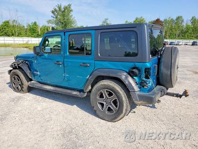 Drugie zdjęcie samochodu z przodu: 2019 JEEP WRANGLER UNLIMITED SPORT VIN:1C4HJXDG0KW598848 - miniatura