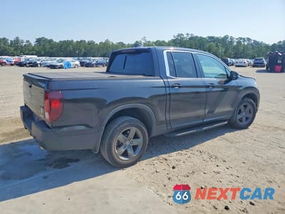 Trzecie zdjęcie samochodu z tyłu: 2023 HONDA RIDGELINE RTL VIN:5FPYK3F59PB004472 - miniatura
