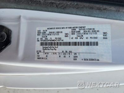 Zdjęcie 13 z 13 samochodu: 2021 FORD E350 SHUTTLE BUS VIN:1FDEE3FN5MDC10714 - miniatura