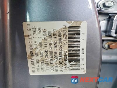 Zdjęcie 12 z 12 samochodu: 2012 ACURA TSX VIN:JH4CU2F42CC013423 - miniatura