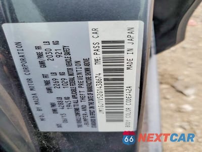 Zdjęcie 12 z 12 samochodu: 2016 MAZDA 6 TOURING VIN:JM1GJ1V52G1438674 - miniatura