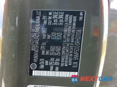 Zdjęcie 13 z 13 samochodu: 2024 HYUNDAI SANTA FE CALLIGRAPHY VIN:5NMP5DG10RH001006 - miniatura