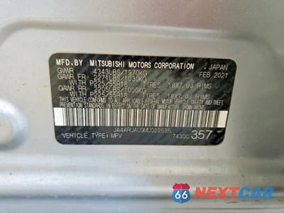 Zdjęcie 13 z 13 samochodu: 2021 MITSUBISHI OUTLANDER SPORT ES VIN:JA4ARUAU9MU022686 - miniatura