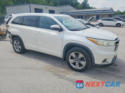 Czwarte zdjęcie samochodu z boku: 2016 TOYOTA HIGHLANDER LIMITED PLATINUM VIN:5TDDKRFHXGS320334 - miniatura