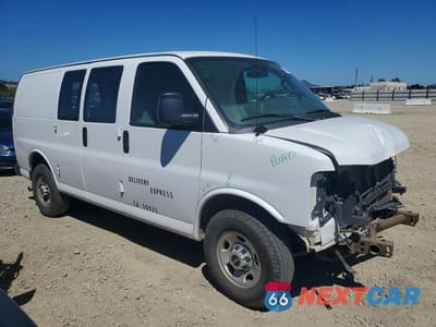 Czwarte zdjęcie samochodu z boku: 2016 GMC SAVANA 2500 CARGO DELIVERY VAN VIN:1GTW7AFF8G1902360 - miniatura