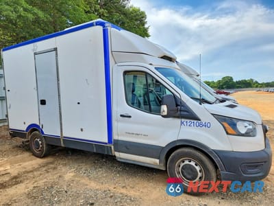 Czwarte zdjęcie samochodu z boku: 2021 FORD TRANSIT DELIVERY TRUCK VIN:1FDBW5Z83MKA79943 - miniatura
