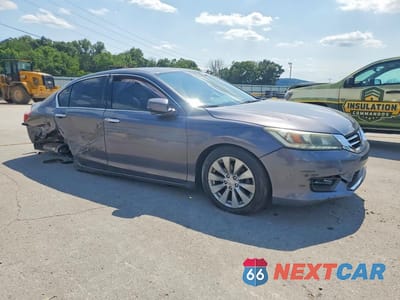 Czwarte zdjęcie samochodu z boku: 2015 HONDA ACCORD EXL VIN:1HGCR3F87FA025273 - miniatura