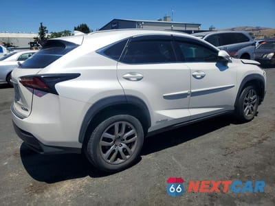 Trzecie zdjęcie samochodu z tyłu: 2015 LEXUS NX 300H VIN:JTJBJRBZ3F2022817 - miniatura