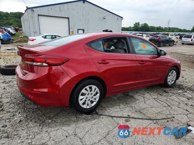 Trzecie zdjęcie samochodu z tyłu: 2018 HYUNDAI ELANTRA SE VIN:KMHD74LFXJU453911 - miniatura