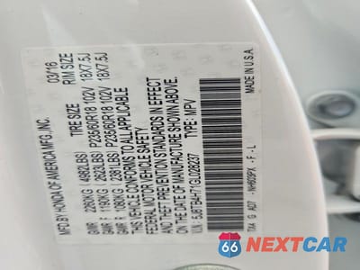 Zdjęcie 13 z 13 samochodu: 2016 ACURA RDX ADVANCE VIN:5J8TB4H71GL028237 - miniatura