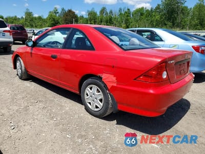 Drugie zdjęcie samochodu z przodu: 2004 HONDA CIVIC DX VP VIN:1HGEM221X4L001903 - miniatura